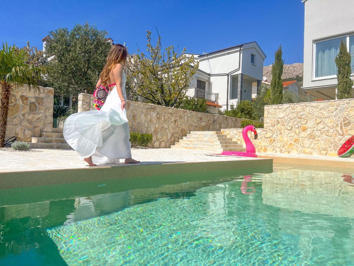 Apartment Baska Mit Poolarea - Krk, Kroatien Esterno foto