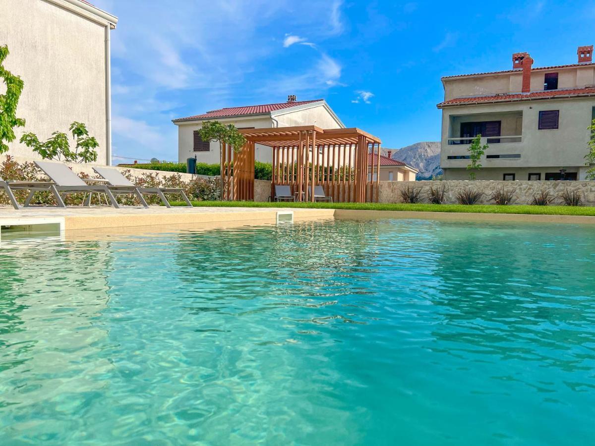 Apartment Baska Mit Poolarea - Krk, Kroatien Esterno foto