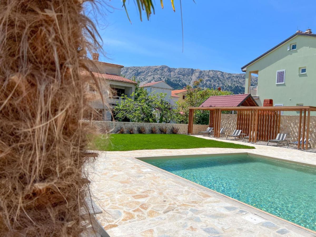 Apartment Baska Mit Poolarea - Krk, Kroatien Esterno foto