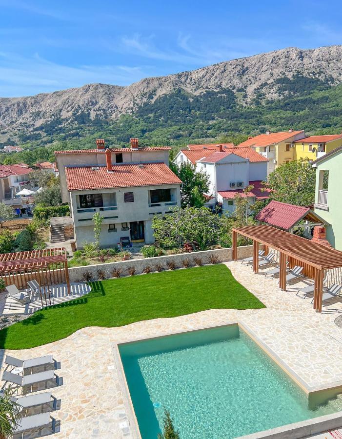 Apartment Baska Mit Poolarea - Krk, Kroatien Esterno foto