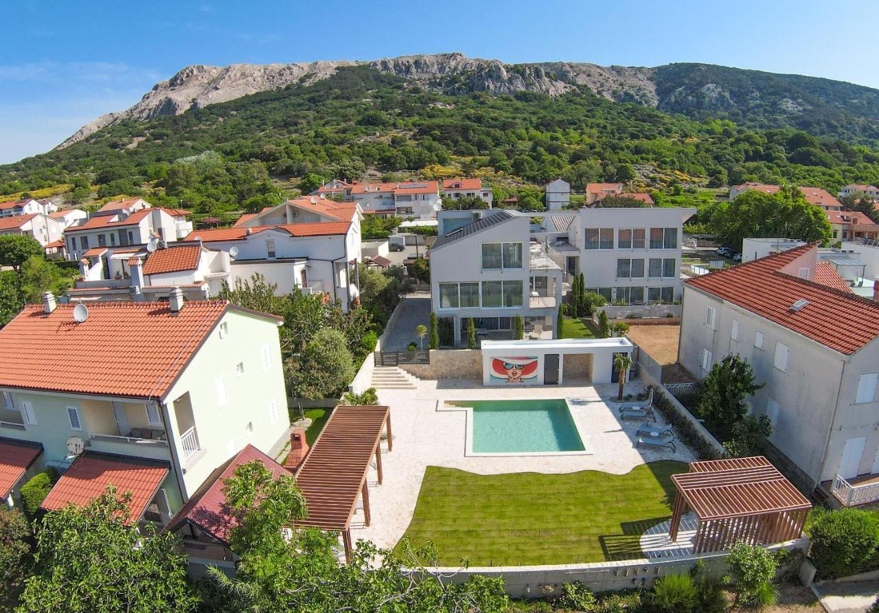Apartment Baska Mit Poolarea - Krk, Kroatien Esterno foto