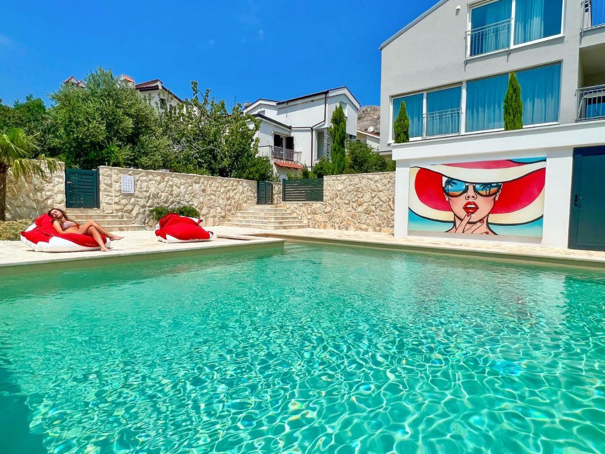 Apartment Baska Mit Poolarea - Krk, Kroatien Esterno foto